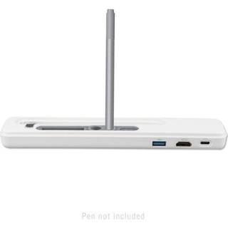 4smarts Active 4in1 USB-Hub m. Microsoft Surface Pen Holder - Hvid