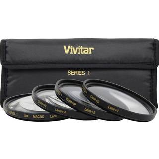 Vivitar Series 1 1 2 4 10 N?rbillede makrofilter s?t m/pose (55 mm)
