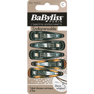 BaByliss Paris Accessories Hårspænder Non-Slip 5 stk.