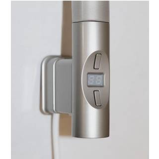 Kriss Nuvo 2 el-varmeelement 300watt, rund profil, steel look