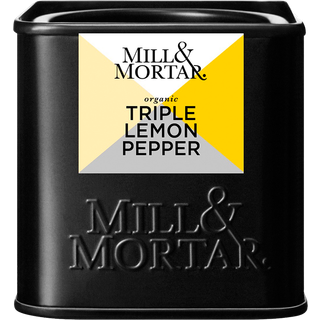 Mill & Mortar Triple Lemon Pepper Økologisk - 50 g