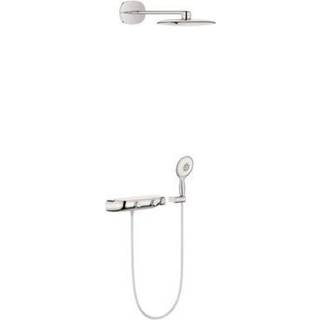 Grohe Rainshower SmartControl termostatbatteri c/c150mm/ø130mm m/hoved/håndbr forkr/hvid