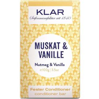 Klar Seifen Conditioner Bar, Muskatnød & Vanilje, 100 gr.