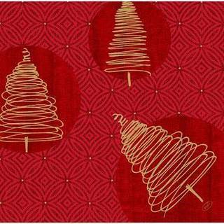 DUNI DUNISOFT Serviet 40x40 Elegant Trees 60 stk (194231)