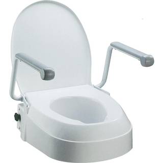 Toiletforhøjer med armlæn og højdeindstilling