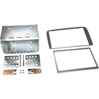 Monteringsramme 2-DIN Alfa 159/Brera/Spider, sort