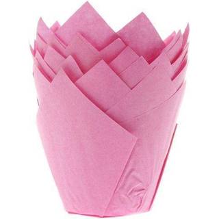 House of Marie - Tulipan Muffinsforme Pink, 36 stk.