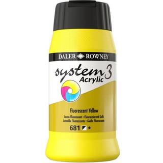 System 3 Acrylic 500 ml. Metallic & Neon Fluo Blue