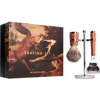 Benjamin Barber Classic 3-piece Shaving Set Wood Fusion