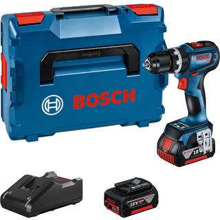 Bosch Professional GSB 18V-90 C Bore-/skruemaskine med 2 stk. 4,0Ah batterier og lader
