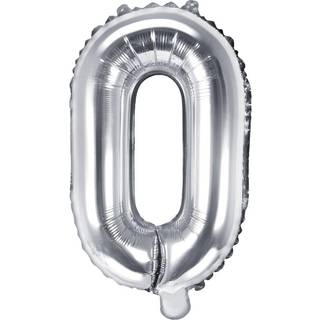 1 stk. Folieballon Bogstav O Sølv 35 cm – Perfekt til Festlig Dekoration