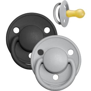 BIBS 2 pk. De Lux str. 2 - cloud/black