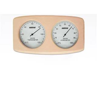 THERMO/HYGROMETER MED TRÆRAMME