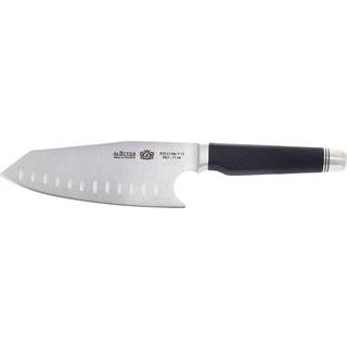 de Buyer FK 2 Asia Chefmesser 15 cm mit Kullen - CVM-Messerstahl - Griff Carbonfaserpolymer - Silber