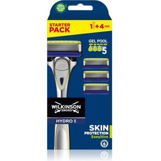 Wilkinson Sword Hydro5 Skin Protection Sensitive Barberkniv + erstatningshoveder 4 stk