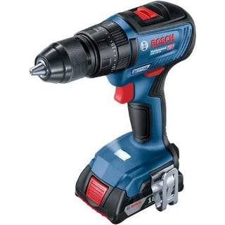 BOSCH GSB 18V-50 Batteridrevet bore-/skruemaskine Li-Ion, 50Nm, brushless + L-Case +2x batterier 18V, 2Ah + oplader
