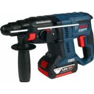 BOSCH GBH 180-LI Borehammer Li-Ion , 2J, brushless (Uden oplæder i sættet) +1x Batteri Li-Ion, 18V, 5Ah + Tekstil pose