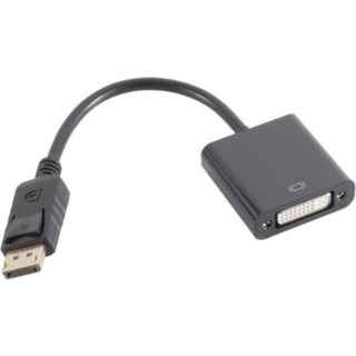 Displayport 1.1 til DVI-D adapter kabel - Sort
