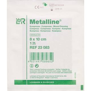 Metalline kompres 8 x 10 cm 1 stk.