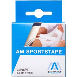 AM Sportstape Latexfri 3,8 cm x 10 m Medicinsk udstyr 1 stk
