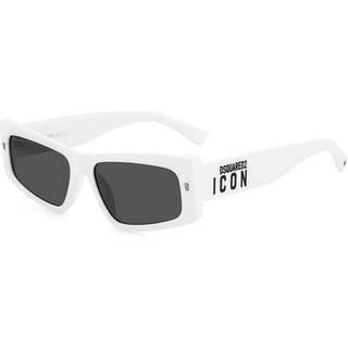 Dsquared2 ICON 0007/S VK6/IR 57 Solbriller Mænd Hvid - White - 57mm