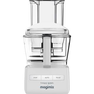 CS 3200 XL Foodprocessor 650 watt fra Magimix - Hvid farve - Plast/Krom
