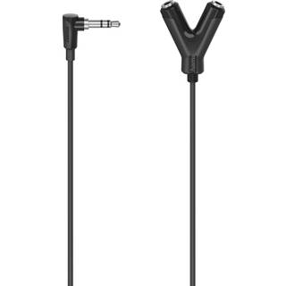 Hama Adapter Audio 3.5 Hanstik til 2x 3.5 Hunstik