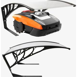 Arebos®Robot Mower Garage, UV-resistent, 102x79x46cm, polycarbonat ,garage til robotplæneklipper