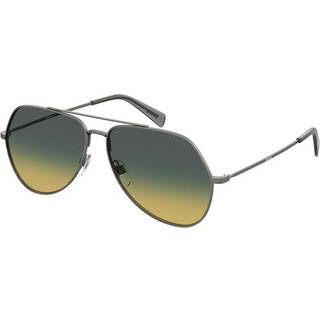 Levi&#39;s LV 1012/S R80/JE 57 Solbriller Mænd Grå - Matte Dark Ruthenium Grey - 57mm