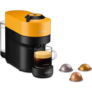 Nespresso Vertuo Pop kaffemaskine fra DeLonghi ENV90.Y (Mango Yellow)