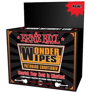 Ernie Ball Wonder Wipes Fretboard Conditioner 6-Pack (P04276)
