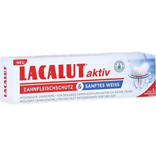 Tandpasta Følsom Tandkød Lacalut Aktiv Gum Protection & Gentle White