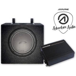 Alpine subwoofer & DSP system til eftermonteret radio