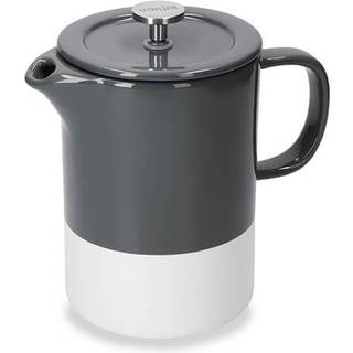 La Cafetière Barcelona 6 Kop. Stempelkande Inkl. Krus Cool Grey