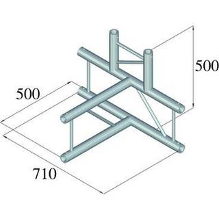 Alutruss BILOCK BQ2-PAT42V 4-Way T-Piece TILBUD NU stykke vejs vej