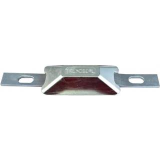 Zinkanode Tecnoseal, til ror/skrog/trimplan, 1 kg, C/C 180 mm, 10-pak