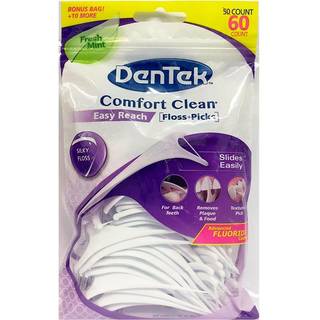 60 stk. Easy Reach Tandtrådsbøjler DenTek Comfort Clean Floss Picks