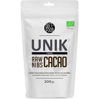 UnikFOOD Cacao nibs grofthakkede Ø - 200 g.