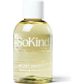 SoKind Velvet Dropslets - Fugtgivende og plejende badeolie til baby 75 ml