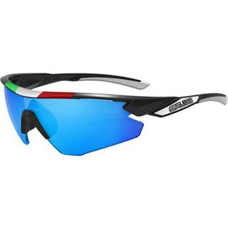 Salice 012 ITA NERO/RW BLU 140 Solbriller Mænd Hvid - White - 140mm