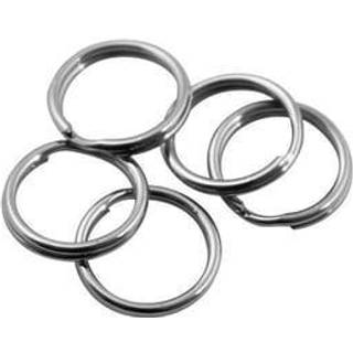 Nøglering Ø24 mm forniklet (10 stk pakning)