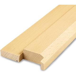 Swedoor bundstykke til BD30/35 + BD60 døre, lakeret bøg, 100 mm, dørbredde 72,5 cm, M8