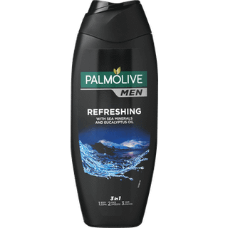 3-i-1 shower gel m. eukalyptusolie og havsalt (På lager i varehus)