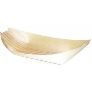 Skål, bådformet, 170x90x25 mm, træ, bionedbrydelig træ, FSC, 100 stk.