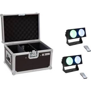 Eurolite Set 2x LED CBB-2 COB RGB Bar + Case TILBUD NU