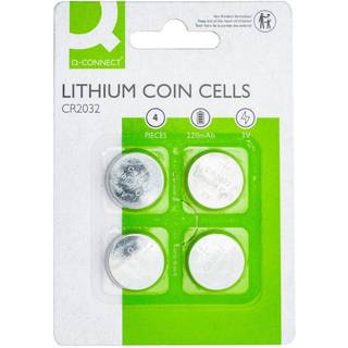 Q-connect Lithium CR2032 batterier 4 stk