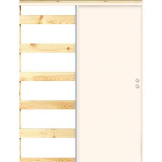 Swedoor indbygningsmodul til skydedør, 121 mm, til 1 lag gips - 169 x 210 cm