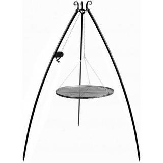 Cook King 200 cm 3-ben til Bålsted med 70 cm stål rist + Winch