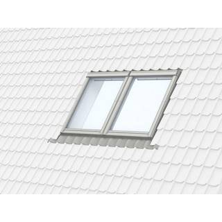 VELUX  inddækning til ovenlysvindue, horisontal duo tvilling - EBL 4021B - MK08 - 78 x 140 cm