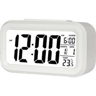 Digitalt LED-Vækkeur - Hvidt